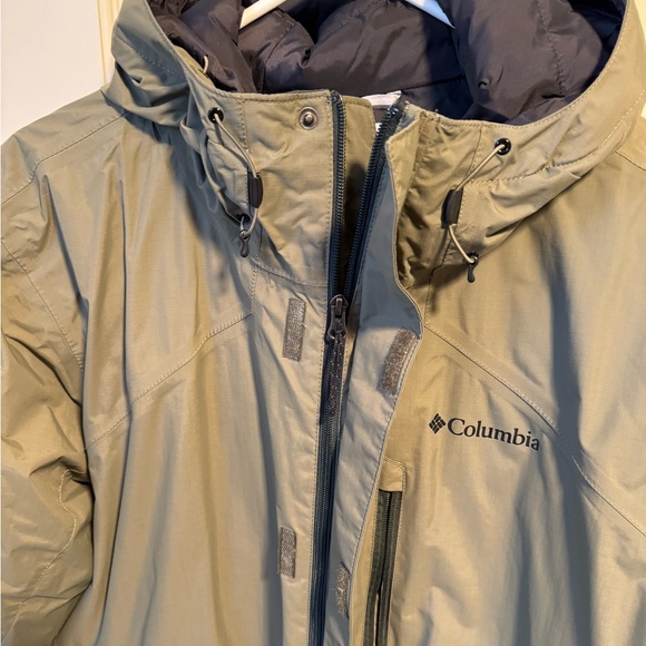 Men’s Columbia Insulated Jacket XL - Green - Picture 2 of 5